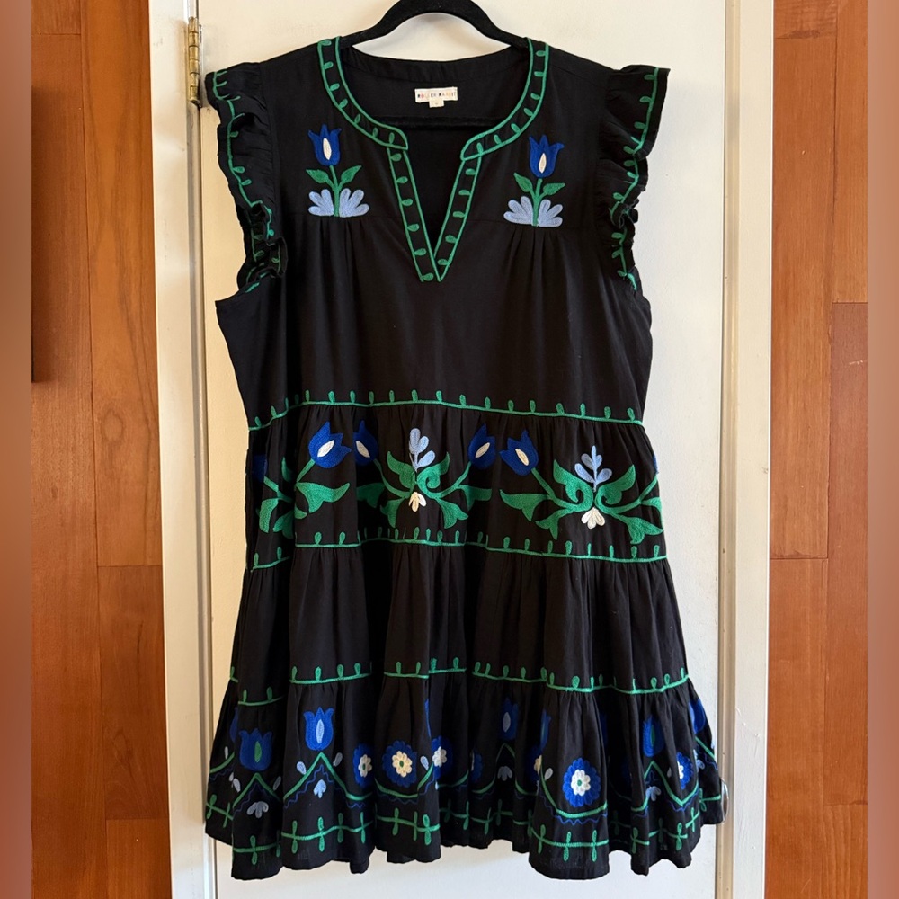 Anthropologie Roller Rabbit Embroidered Dress - Picture 1 of 6
